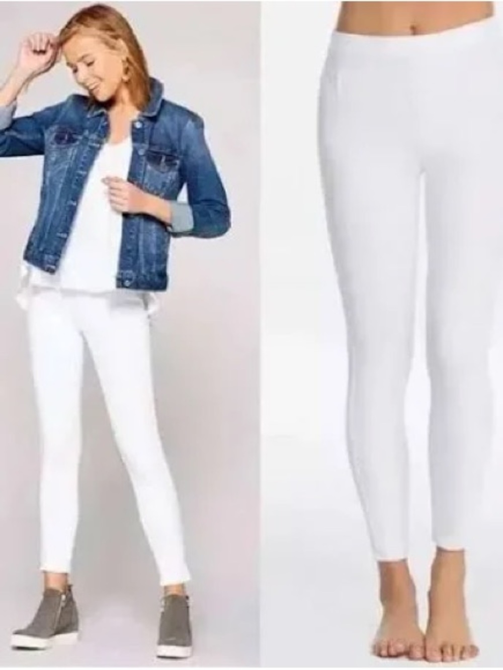 Spanx Women's White Stretch Skinny Pants, XS